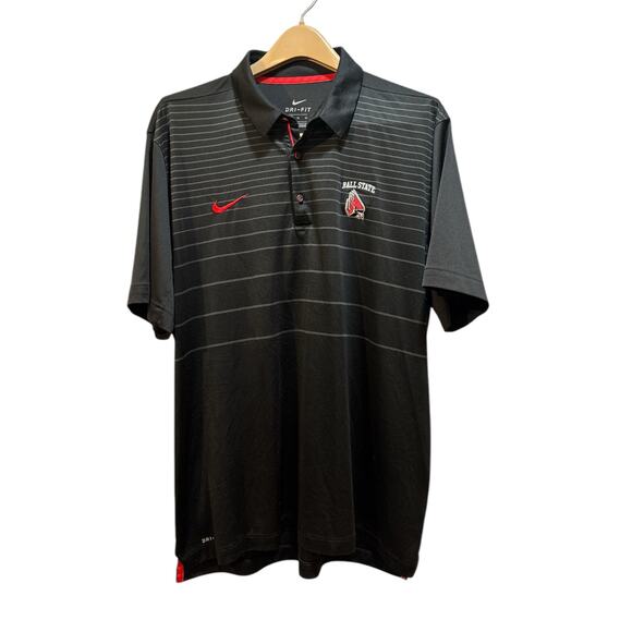 Nike Other - Nike Dri fit Ball state cardinals men’s polo size xl